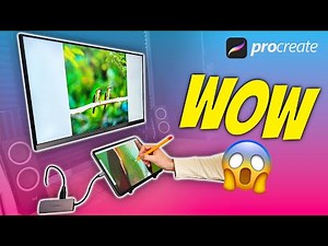 How to use a monitor with Procreate
