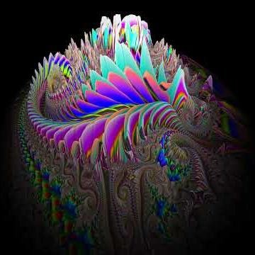 Interstellar Bounce 3D Fractal Extrusion 3 minute UHD Animation