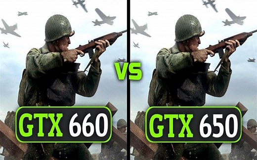 GTX 660 2G vs GTX 650 1G 显卡对比（CPU为i5-4460）