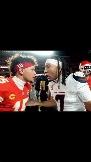 Mahomes and C.J. Stroud arguing over bath soap after SNF… unreal 😂🧼🏈