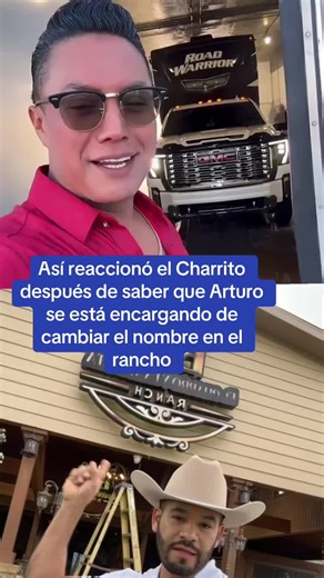 Esta fue la reacción del charro al saber que Arturo es el encargado de cambiarle el nombre al rancho #Charrito