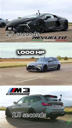 $500,000 Lamborghini Loses to BMW M3 #lamborghini #bmwm3