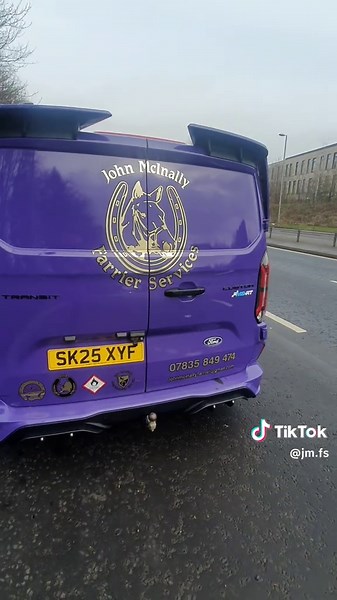 van graphics done decided to go for gold for a change. last 4 vans were chrome so time for change 😊