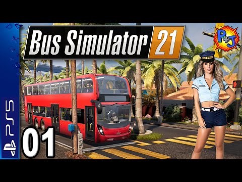 Let's Play Bus Simulator 21 PS5 | Console Gameplay Episode 1: Getting Started (P+J)