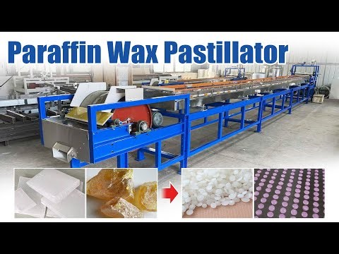 Paraffin Wax Pastillator | Continuous Wax Granulation Machine Working Video