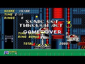 Sonic The Hedgehog 2 (Genesis) - Game Over