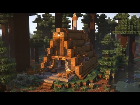 Minecraft Cozy A Frame Cottage Tutorial 🪵 | How to Build