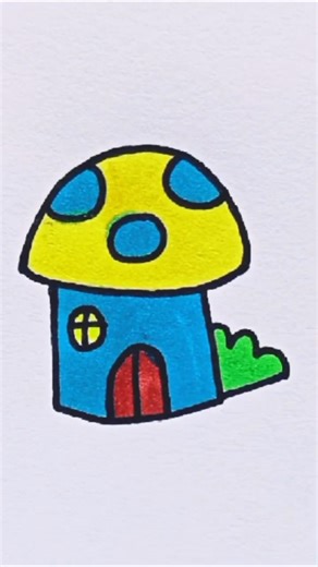 How to draw a house 🏡 easy drawing.