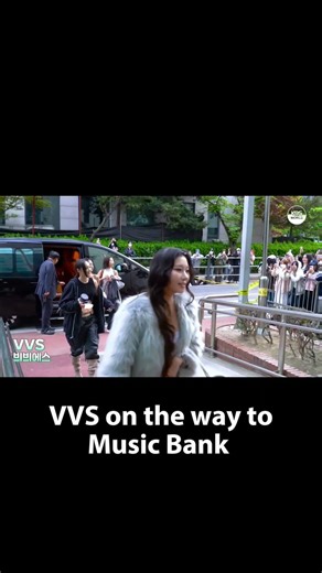 VVS on the way to Music Bank 💎 #VVS #븨븨에스 #shorts #trending #5thgenkpop #musicbank #comeback #Kpop