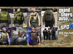 GTA 5 #lspdfr LSPDFR | Easy Tactical Vests install EUP 8.3/9.3/9.4 Beta