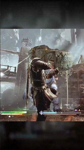 Ghost Of Sparta🔥💀 Vs Troll Járn Fótr God Of War 2018 #gaming #godofwar #shorts #games