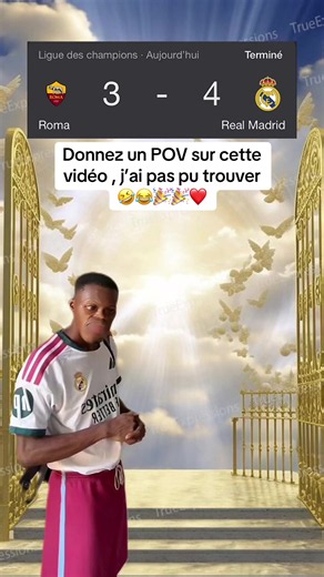 POV : Résumé Real Madrid vs AS Roma C1 | Hala Madrid ! 🤣🎉