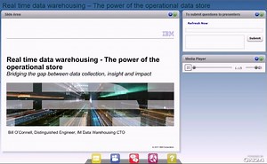 Real time data warehousing – The power of the operational data store