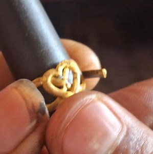 Gold Eight Love Design Ring Making Video ｜ How To Make Gold Ring part 11 | Hallmark Jewelry making