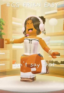 GG FRIKN EASY ( Hey dont say that 😡 ) Really #contentcreator #ggez #roblox #roblox #robloxshorts