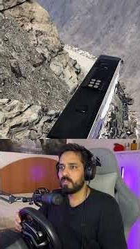 Indian PRTC Bus on Most Dangerous Mountain Roads 😱 #shortsfeed #viralshorts #ets2