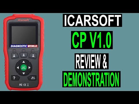 iCarsoft CP v1.0 EVERYTHING you need to know - Full Review, Test & Demonstration