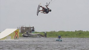 Super slow mo Highlights from my heats at the Wind Voyager REAL Watersports Triple S! Filmed by Ryan Osmond Slingshot Kite O'Neill Ride Engine Snugs Earphones | Sam Light