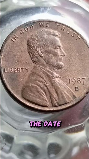 🇺🇸1987D Lincoln Penny – Value 💰 Collectible#1987DPenny #LincolnPenny #RareCoins