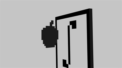 Bad Apple with LRC Lines; Integral Line and F Line so far #fyp #lrc #animation #touhou #badapple