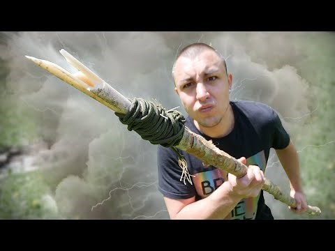 MAKE A SURVIVAL SPEAR! (in nature)