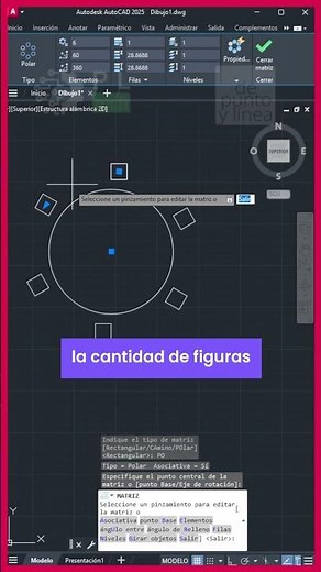 🚀 Learn how to copy objects around a circle in AutoCAD | AUTOCAD 15 BASICS