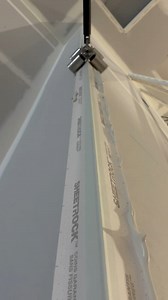 How I install my paper faced metal beads. Just added the Drywall Master Tools outside corner roller to the mix. #drywallfinisher #skilledtrades #construction #supportbluecollar | Tmak Taping