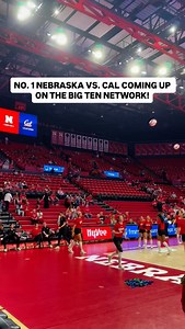 No. 1 Nebraska (5-0) faces Cal (2-1) to cap off the weekend! First serve is less than 45 minutes away. | Hail Varsity