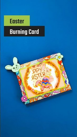 DIY Easter Burning Card | Magical Fire Reveal Easter Craft for Kids 🔥🐣