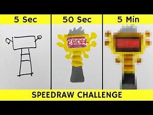 Drawing Sprunki Fun Bot Phase 6 in 5 minuts, CHALLENGE