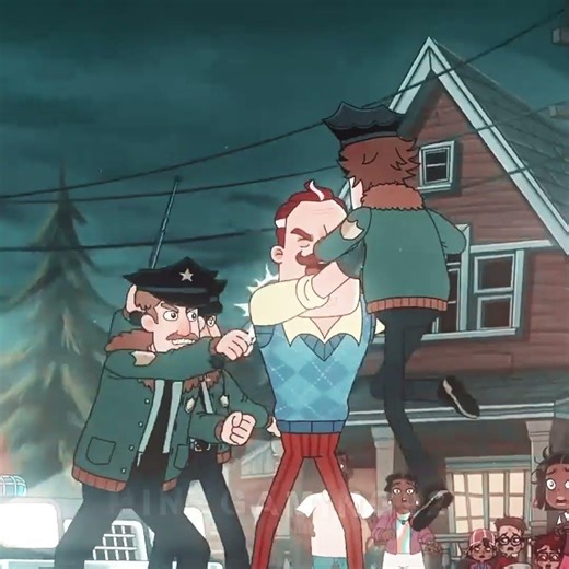 MR.PETERSON BEAT 4 OFFICERS MOMENT ! 🥶 HELLO NEIGHBOR ☠️-- VAI VAPO (Slowed)