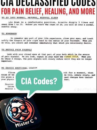 Declassified CIA codes... what do you think? should we try it? #disclosure #openyoureyes #2025