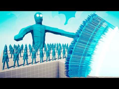 100x ICE ZOMBIE + 1x GIANT vs EVERY GOD - Totally Accurate Battle Simulator TABS