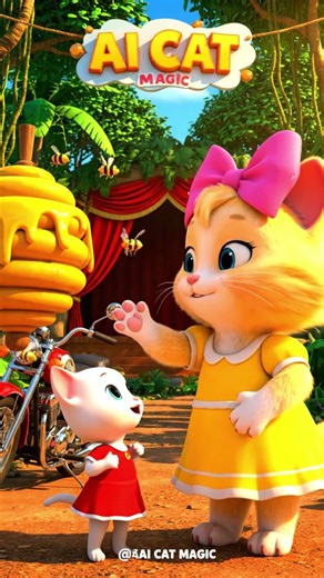 Cat Caught Eating Honey from Beehive | Unbelievable Animal Moment! #cat #catbug #catlovers