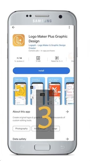 top 3 logo making apps Mobile #shorts