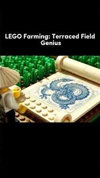 🌾 Mastering Miniature Worlds: Building a LEGO Terraced Farm with Incredible Detail!