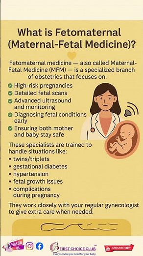 💛 What is Fetomaternal (Maternal-Fetal Medicine)?