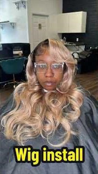 Wash, Braid Down & Wig Install | Blonde Lace Front Transformation