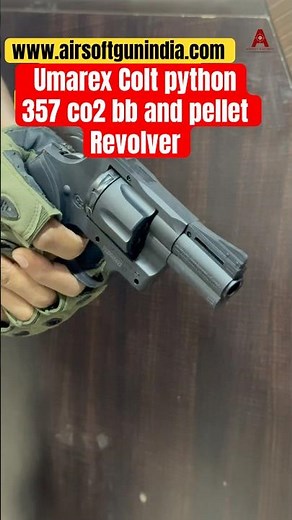 Umarex Colt python 357 co2 bb and pellet revolver #airgunindia #co2airpistol #co2airgun #shortsfeed