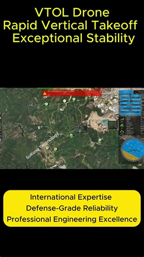 VTOL Drone Full Showcase & Smooth Test Flight: Professional Vertical Flight Excellence! #automobile