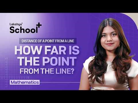 Distance of a Point from a Line Explained | Coordinate Geometry | +1 Mathematics Malayalam