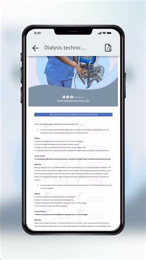 Dialysis Technician Exam 2026 | Prometric Review Material by NursingManthra