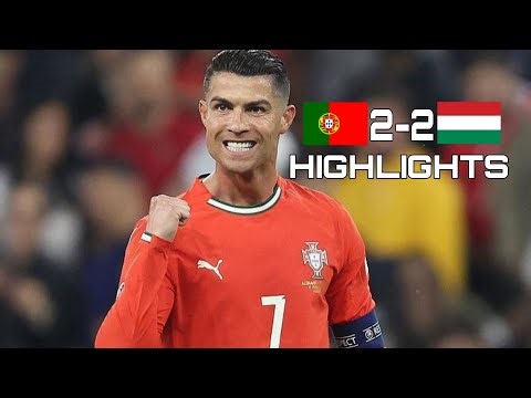 Szoboszlai 90' minute goal | Portugal Vs Hungary 2-2 | Highlights | Ronaldo's Brace