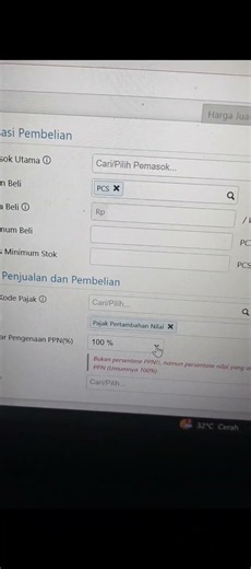 CARA SETTING PPN DI ACCURATE