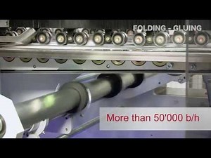 BOBST hot foil stamping, die cutting and folding-gluing process for the folding carton industry