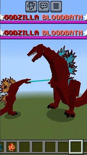 Godzilla Bloodbath addon in Minecraft PE