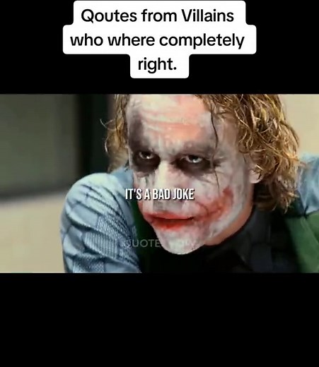 Quotes from Villains Who Were Completely Right