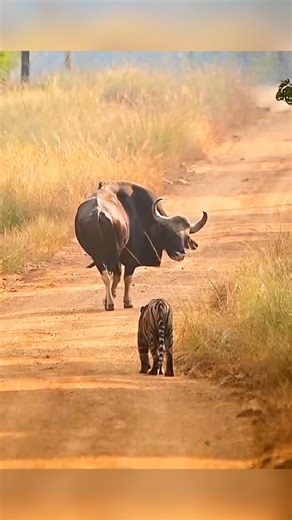 Tiger VS Lion hunting #shorts #facts