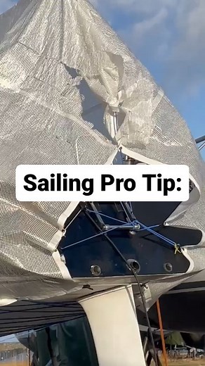 Don't leave your sails flapping! It wears your sails prematurely and will force you to visit your sailmaker and bank more often. 😉 | Terraπ