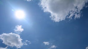 Moving clouds time lapse stock footage. Video of cumulus - 35172696